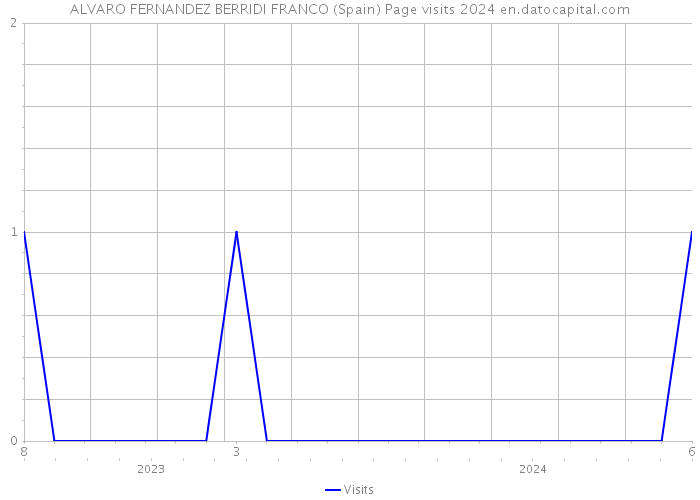 ALVARO FERNANDEZ BERRIDI FRANCO (Spain) Page visits 2024 