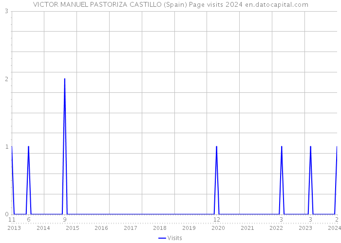 VICTOR MANUEL PASTORIZA CASTILLO (Spain) Page visits 2024 