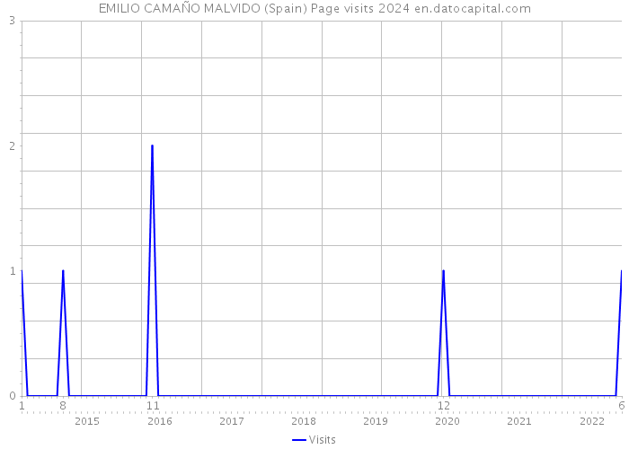 EMILIO CAMAÑO MALVIDO (Spain) Page visits 2024 