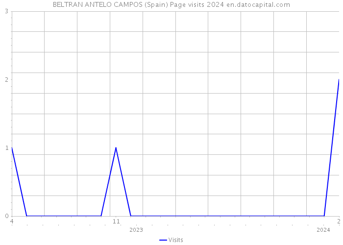 BELTRAN ANTELO CAMPOS (Spain) Page visits 2024 