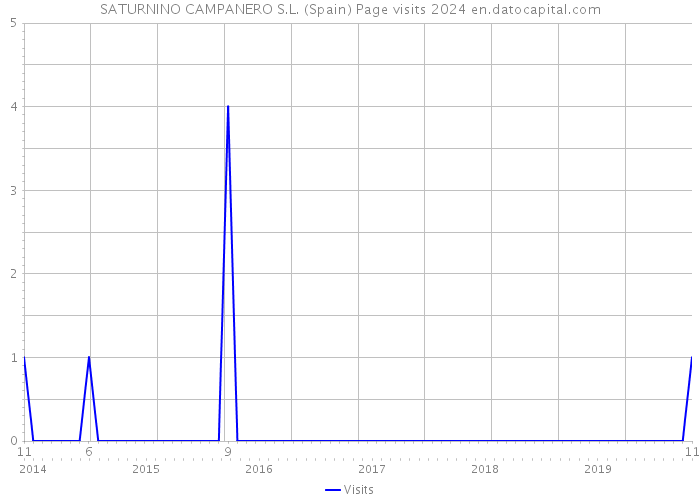 SATURNINO CAMPANERO S.L. (Spain) Page visits 2024 