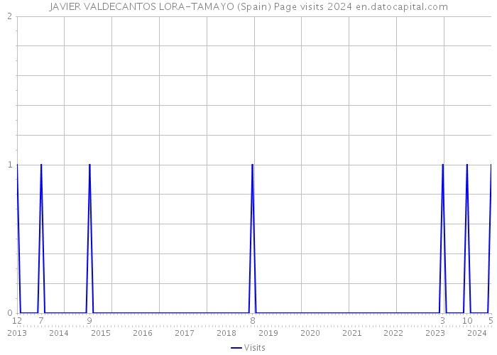 JAVIER VALDECANTOS LORA-TAMAYO (Spain) Page visits 2024 