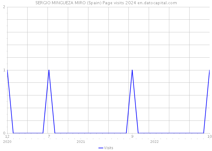 SERGIO MINGUEZA MIRO (Spain) Page visits 2024 