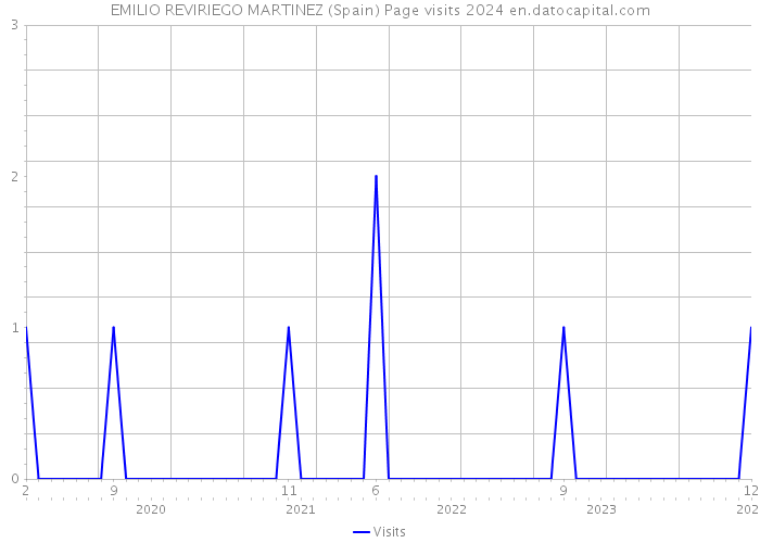 EMILIO REVIRIEGO MARTINEZ (Spain) Page visits 2024 