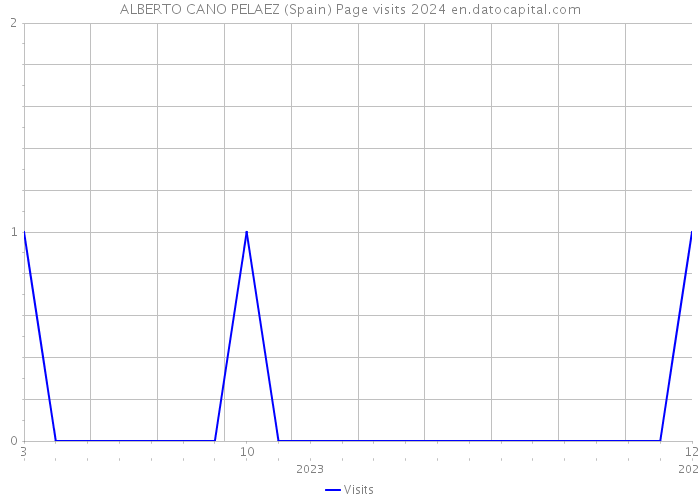 ALBERTO CANO PELAEZ (Spain) Page visits 2024 