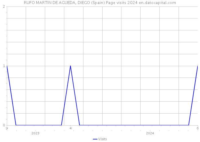 RUFO MARTIN DE AGUEDA, DIEGO (Spain) Page visits 2024 