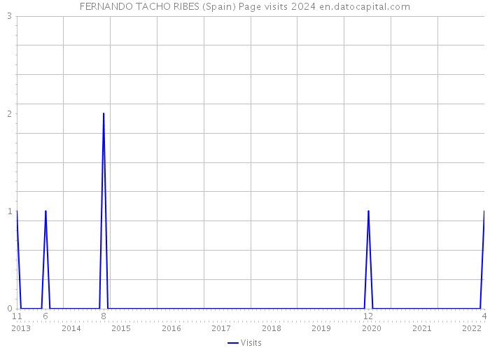 FERNANDO TACHO RIBES (Spain) Page visits 2024 