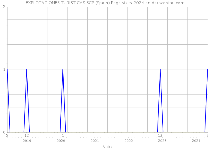 EXPLOTACIONES TURISTICAS SCP (Spain) Page visits 2024 