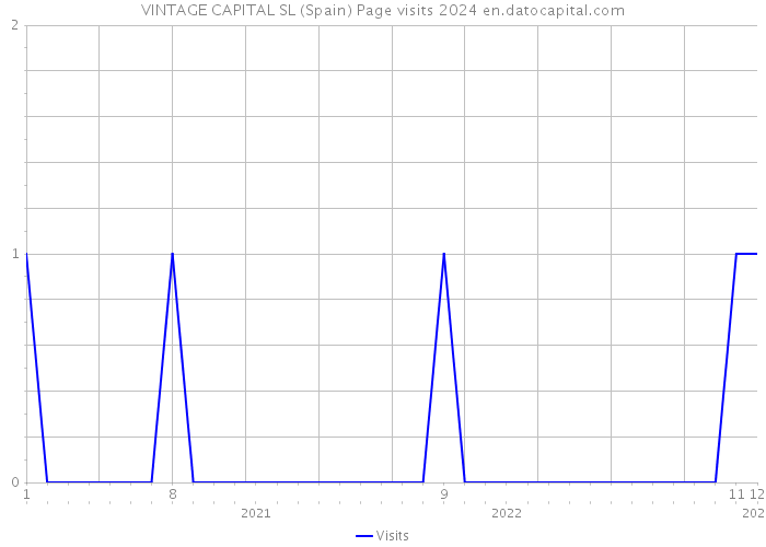 VINTAGE CAPITAL SL (Spain) Page visits 2024 