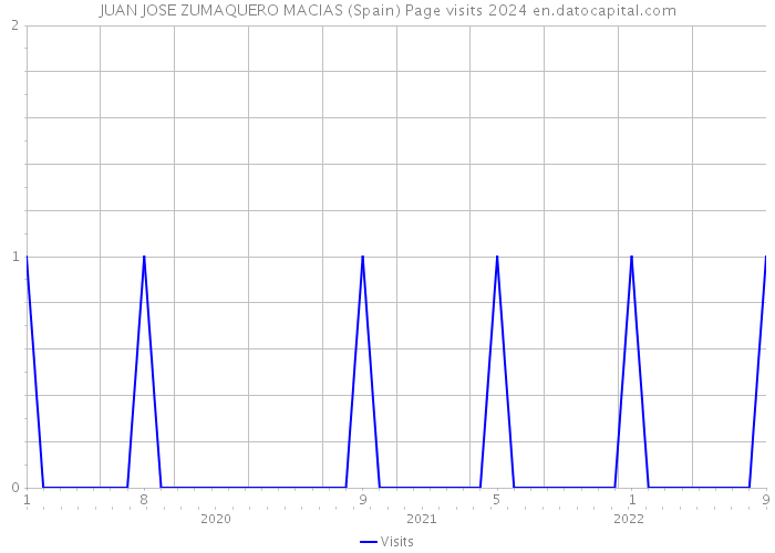 JUAN JOSE ZUMAQUERO MACIAS (Spain) Page visits 2024 