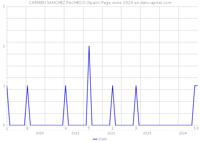 CARMEN SANCHEZ PACHECO (Spain) Page visits 2024 