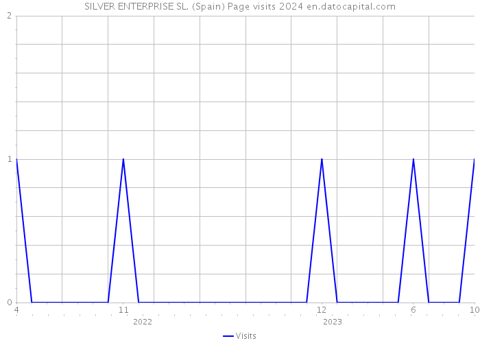 SILVER ENTERPRISE SL. (Spain) Page visits 2024 