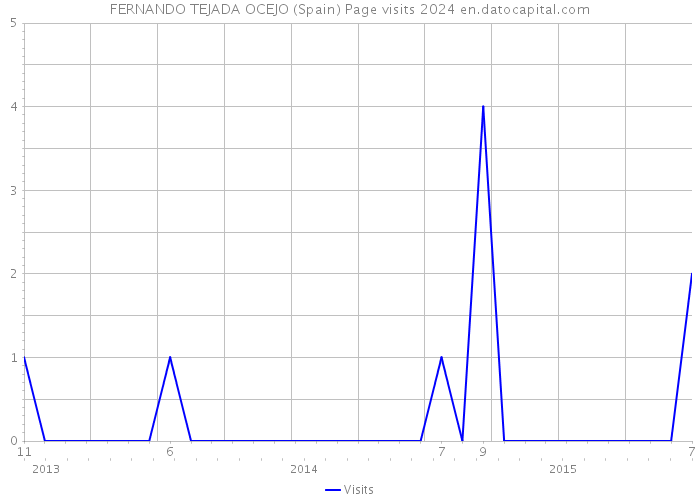 FERNANDO TEJADA OCEJO (Spain) Page visits 2024 