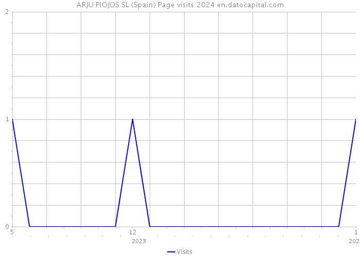 ARJU PIOJOS SL (Spain) Page visits 2024 