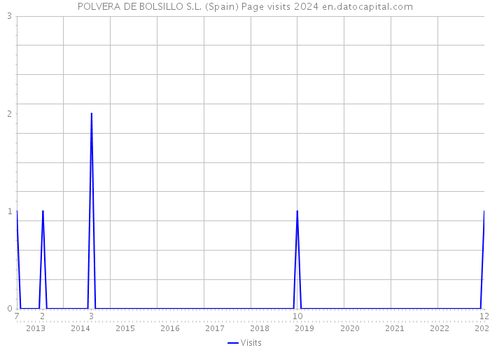POLVERA DE BOLSILLO S.L. (Spain) Page visits 2024 