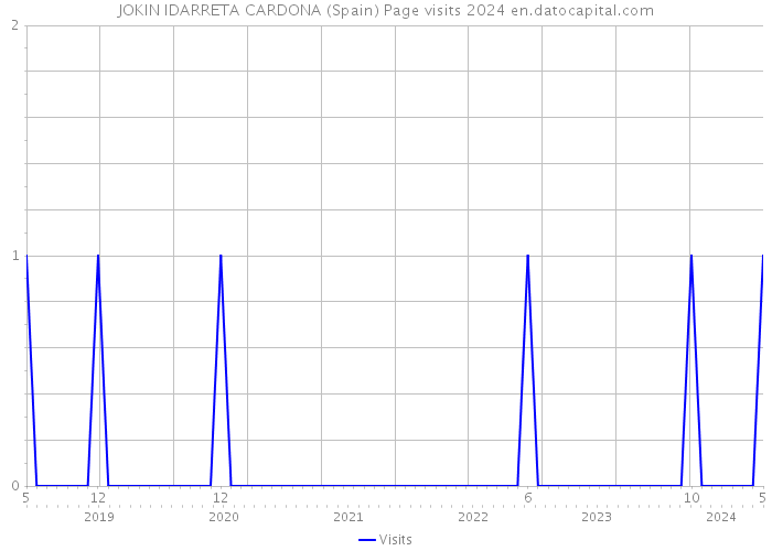 JOKIN IDARRETA CARDONA (Spain) Page visits 2024 