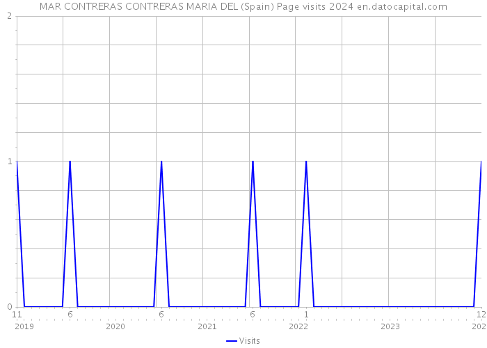 MAR CONTRERAS CONTRERAS MARIA DEL (Spain) Page visits 2024 