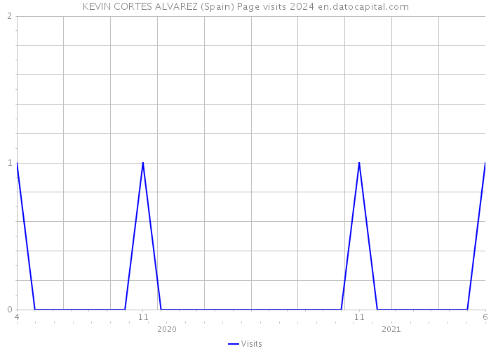 KEVIN CORTES ALVAREZ (Spain) Page visits 2024 