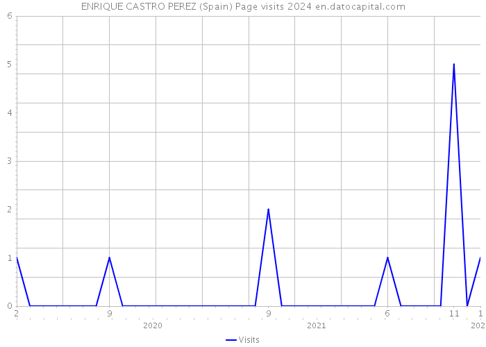 ENRIQUE CASTRO PEREZ (Spain) Page visits 2024 