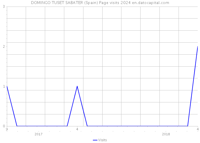 DOMINGO TUSET SABATER (Spain) Page visits 2024 