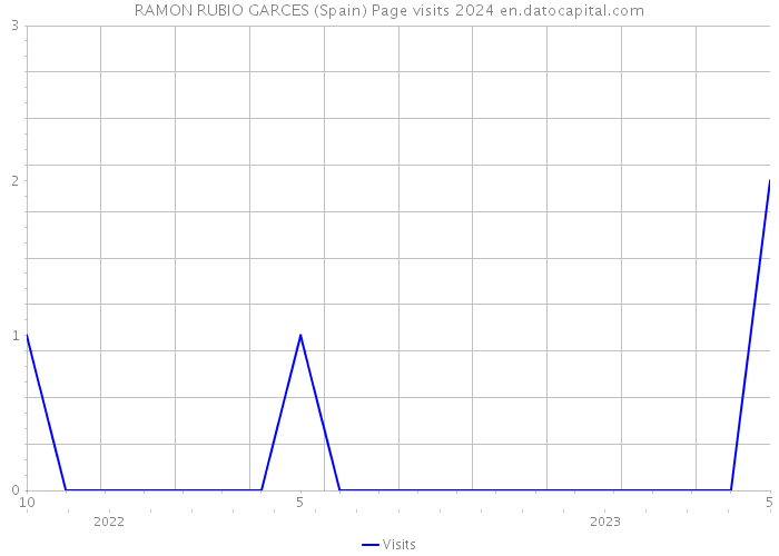 RAMON RUBIO GARCES (Spain) Page visits 2024 