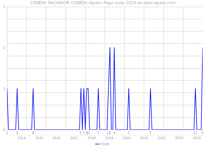 CONESA SALVADOR CONESA (Spain) Page visits 2024 