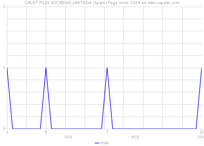 CHUST PILES SOCIEDAD LIMITADA (Spain) Page visits 2024 