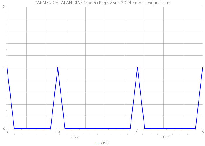 CARMEN CATALAN DIAZ (Spain) Page visits 2024 