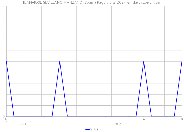 JUAN-JOSE SEVILLANO MANZANO (Spain) Page visits 2024 