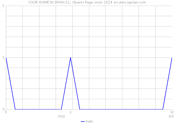 YOUR HOME IN SPAIN S.L. (Spain) Page visits 2024 