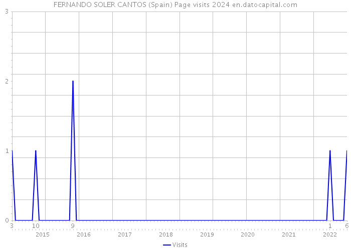 FERNANDO SOLER CANTOS (Spain) Page visits 2024 