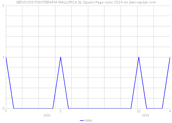 SERVICIOS FISIOTERAPIA MALLORCA SL (Spain) Page visits 2024 