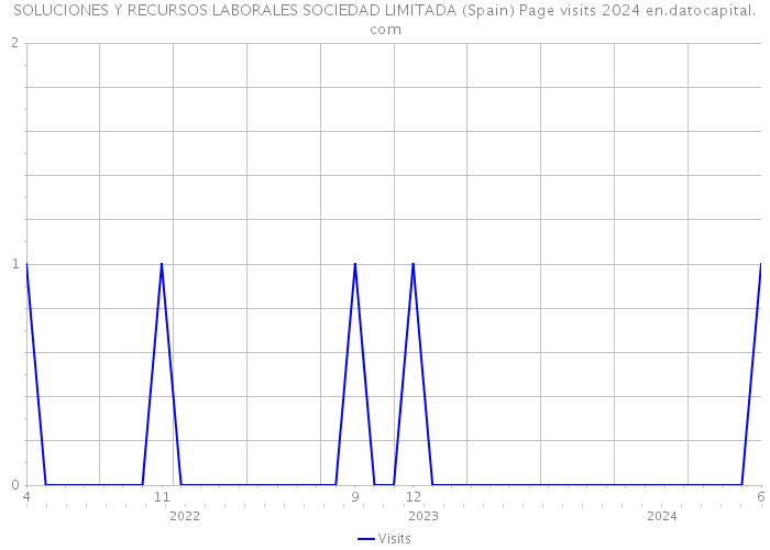 SOLUCIONES Y RECURSOS LABORALES SOCIEDAD LIMITADA (Spain) Page visits 2024 