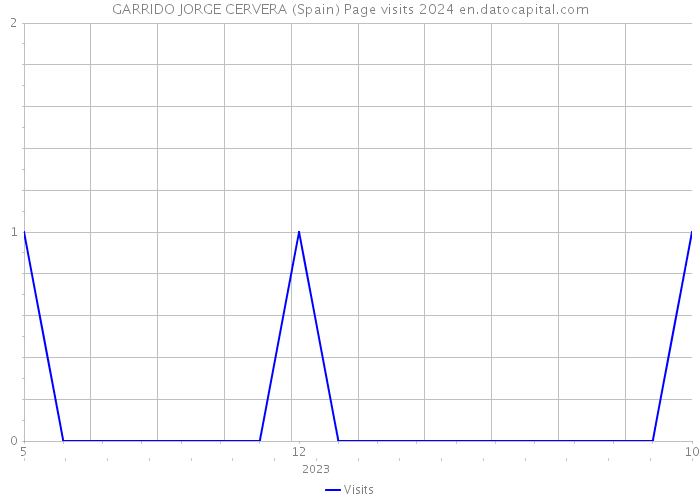 GARRIDO JORGE CERVERA (Spain) Page visits 2024 
