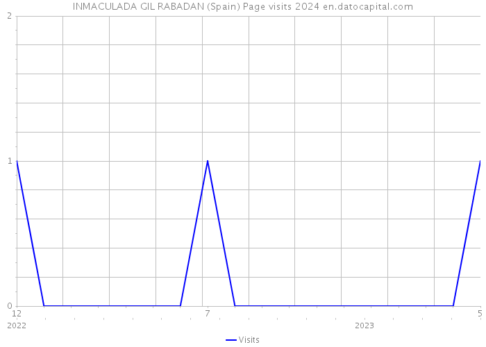 INMACULADA GIL RABADAN (Spain) Page visits 2024 