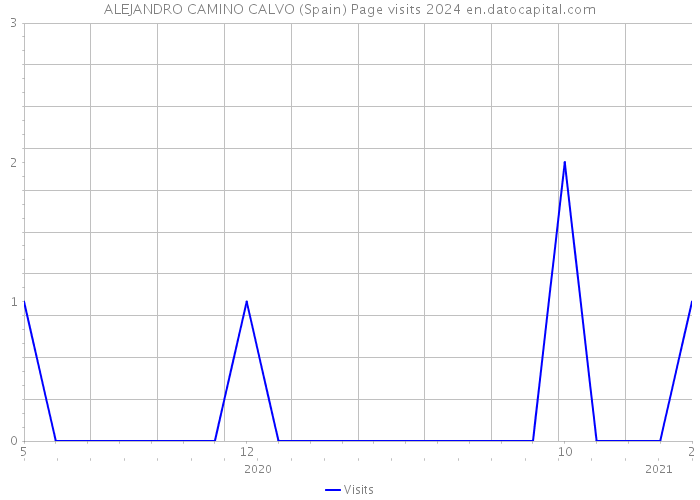 ALEJANDRO CAMINO CALVO (Spain) Page visits 2024 