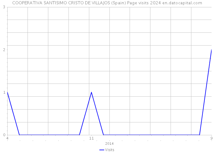 COOPERATIVA SANTISIMO CRISTO DE VILLAJOS (Spain) Page visits 2024 