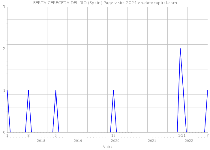 BERTA CERECEDA DEL RIO (Spain) Page visits 2024 