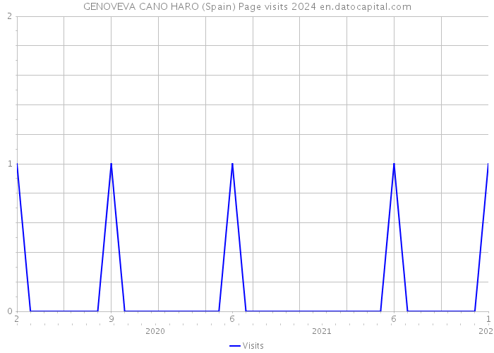 GENOVEVA CANO HARO (Spain) Page visits 2024 