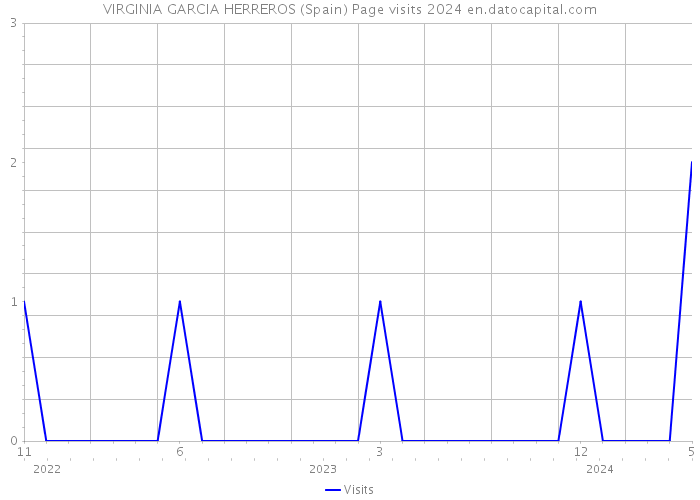 VIRGINIA GARCIA HERREROS (Spain) Page visits 2024 