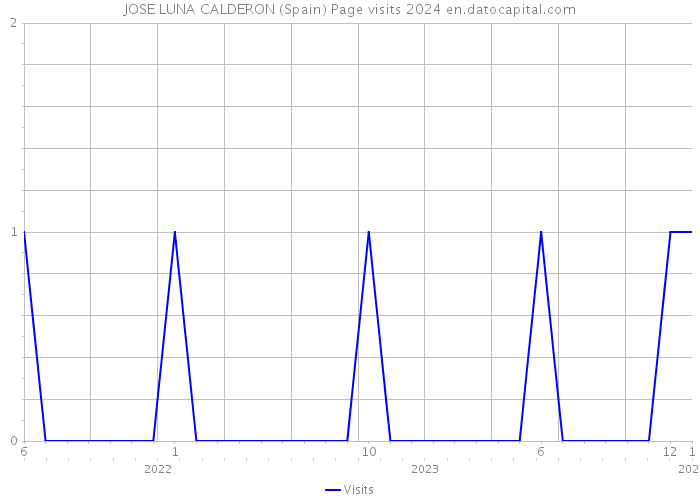 JOSE LUNA CALDERON (Spain) Page visits 2024 