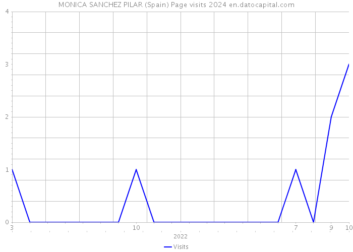 MONICA SANCHEZ PILAR (Spain) Page visits 2024 