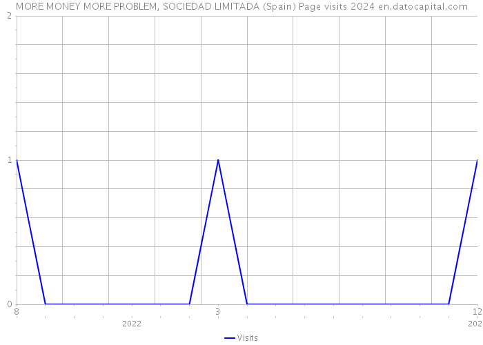 MORE MONEY MORE PROBLEM, SOCIEDAD LIMITADA (Spain) Page visits 2024 