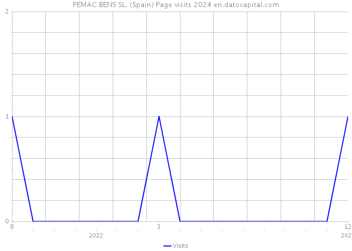 PEMAC BENS SL. (Spain) Page visits 2024 