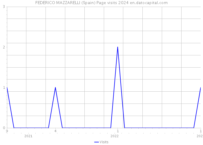 FEDERICO MAZZARELLI (Spain) Page visits 2024 