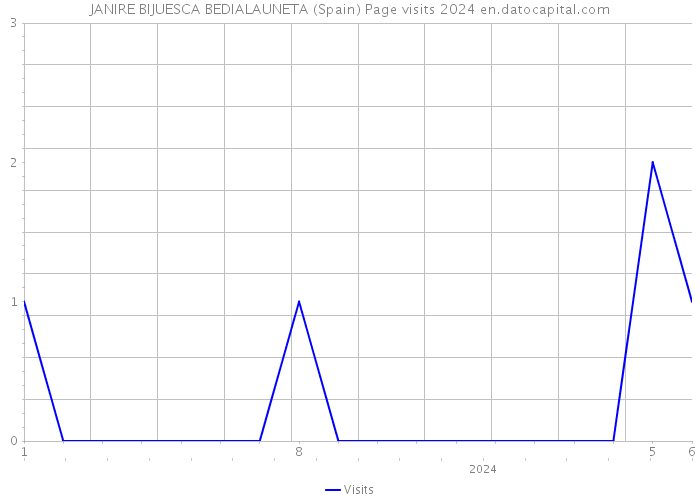 JANIRE BIJUESCA BEDIALAUNETA (Spain) Page visits 2024 