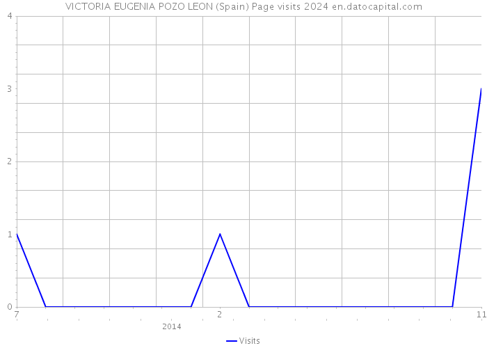 VICTORIA EUGENIA POZO LEON (Spain) Page visits 2024 