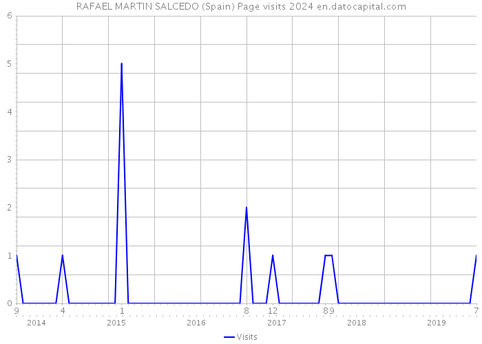 RAFAEL MARTIN SALCEDO (Spain) Page visits 2024 