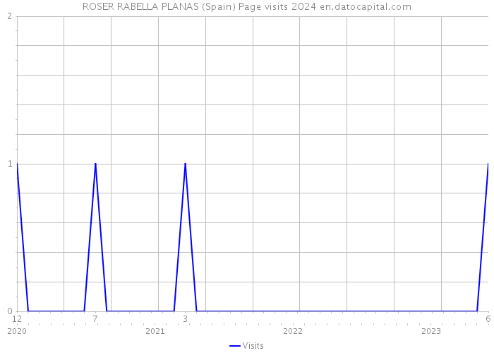 ROSER RABELLA PLANAS (Spain) Page visits 2024 