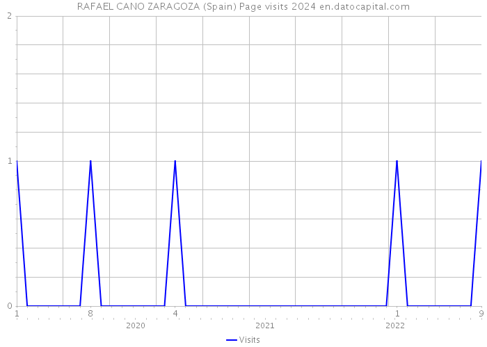 RAFAEL CANO ZARAGOZA (Spain) Page visits 2024 